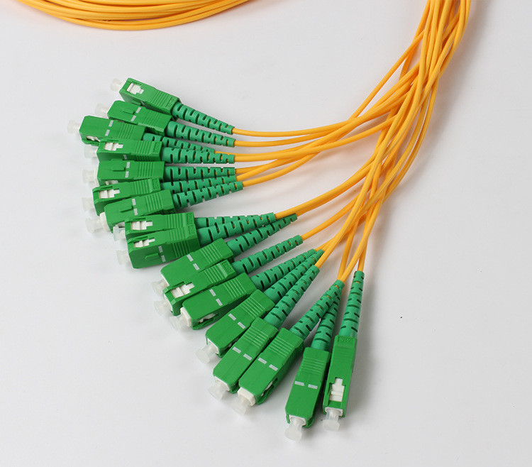 SC APC 1x16 PLC แยกไฟเบอร์ออปติกแยก PLC สำหรับเคเบิลทีวี FTTX