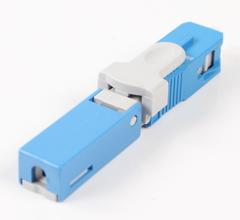 ตัวเชื่อมต่อไฟเบอร์ออปติกแบบฝังล่วงหน้า FTTH SC ตัวเชื่อมต่อไฟเบอร์ออปติกเย็น