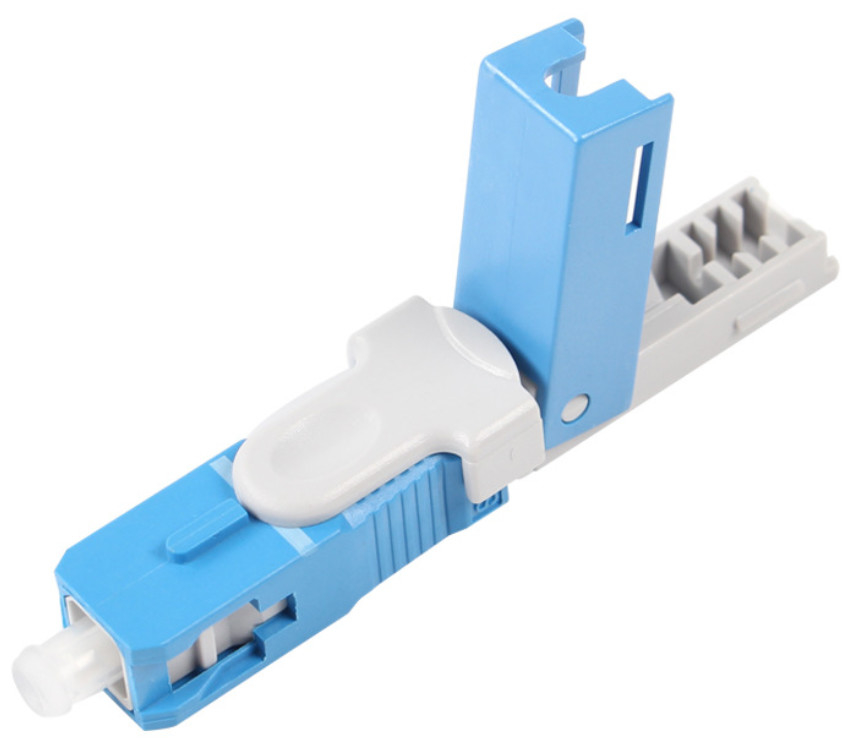 ตัวเชื่อมต่อไฟเบอร์ออปติกแบบฝังล่วงหน้า FTTH SC ตัวเชื่อมต่อไฟเบอร์ออปติกเย็น